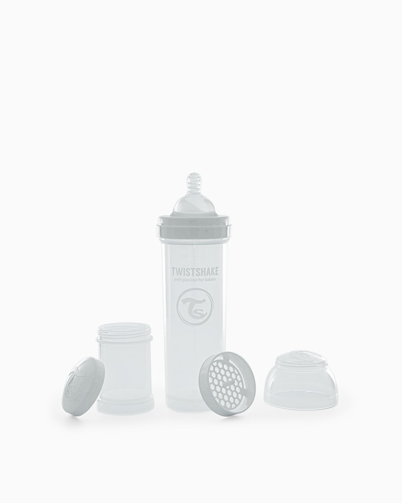 TWISTSHAKE BIBERON ANTICOL.330ML BLANCO