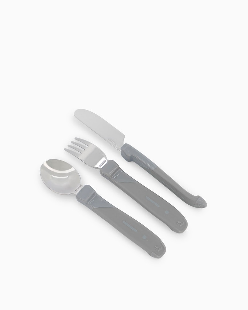 TWISTSHAKE CUBIERTOS 12M+ PASTEL GRIS