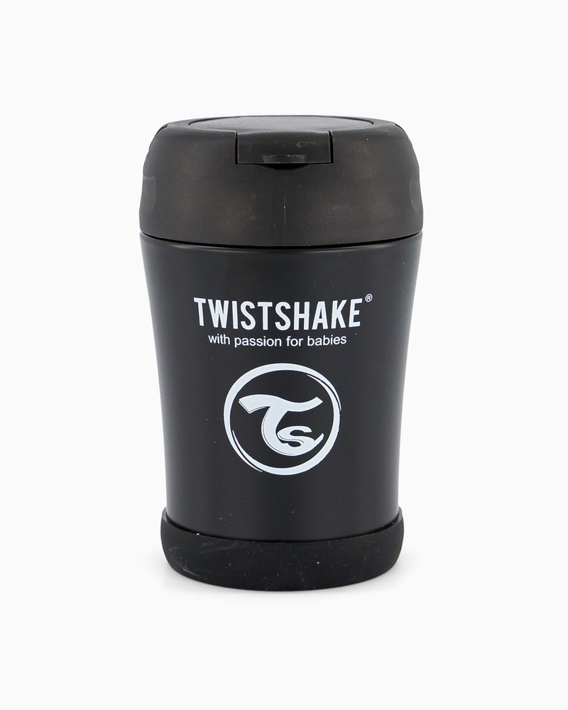 TWISTSHAKE TERMO FOOD 350ML PASTEL NEGRO