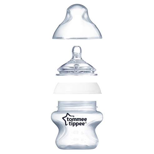BIBERON CTN 150ML&amp;CHUPETE RECIEN NACICO 0-2M