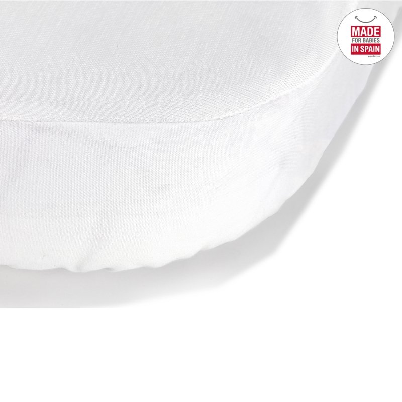 SABANA BAJERA IMP.CAPAZO TENCEL BLANCO