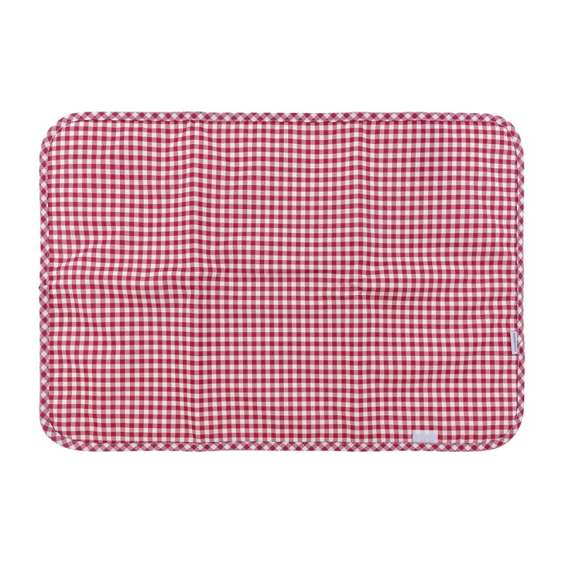 CAMBIADOR VESTIDOR 40X60X1CM VICHY ROJO