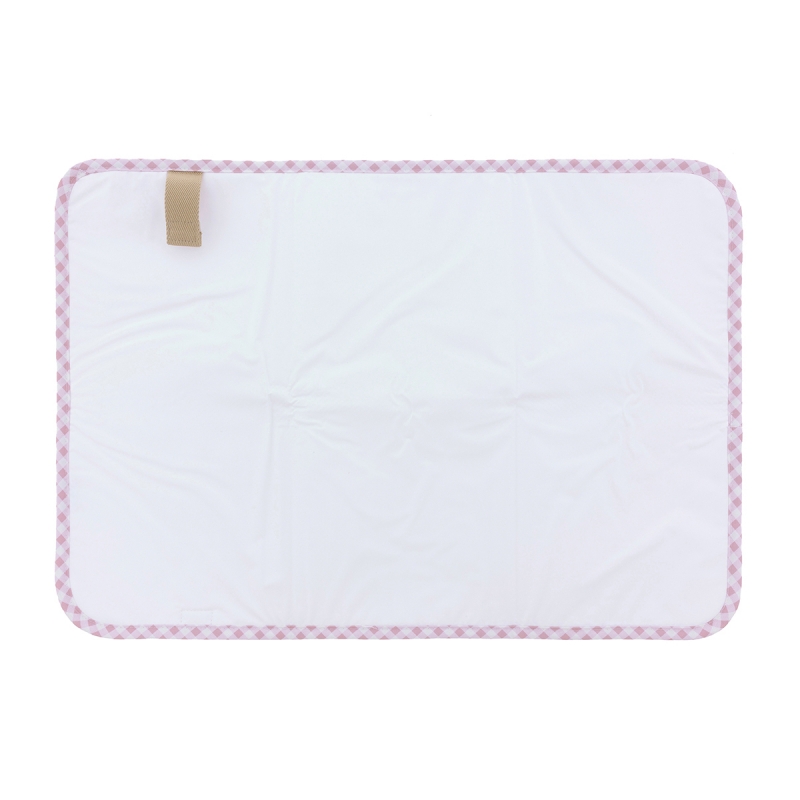 CAMBIADOR VESTIDOR 40X60X1CM VICHY ROSA