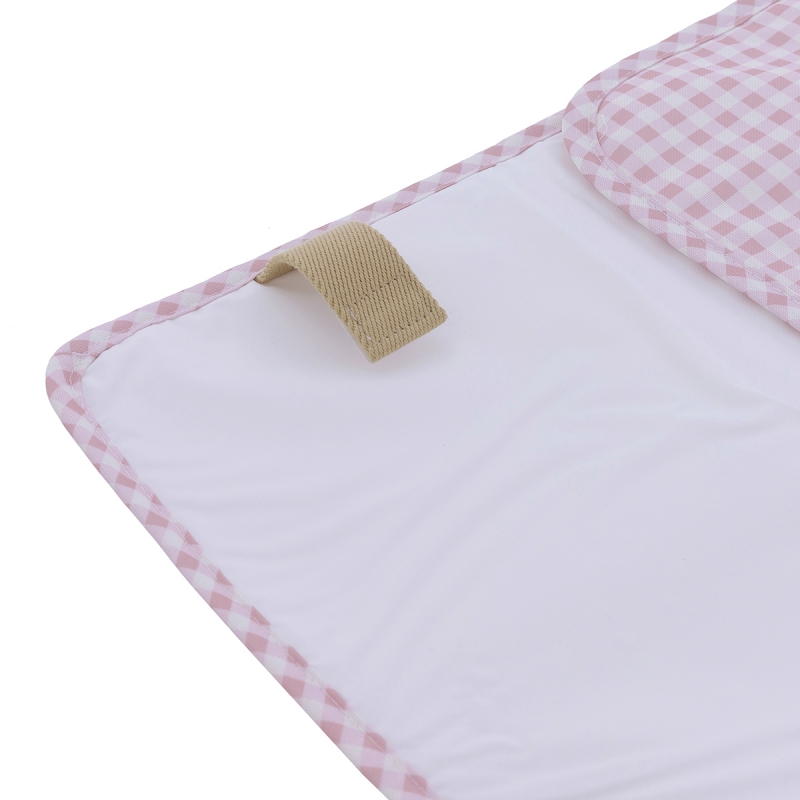 CAMBIADOR VESTIDOR 40X60X1CM VICHY ROSA