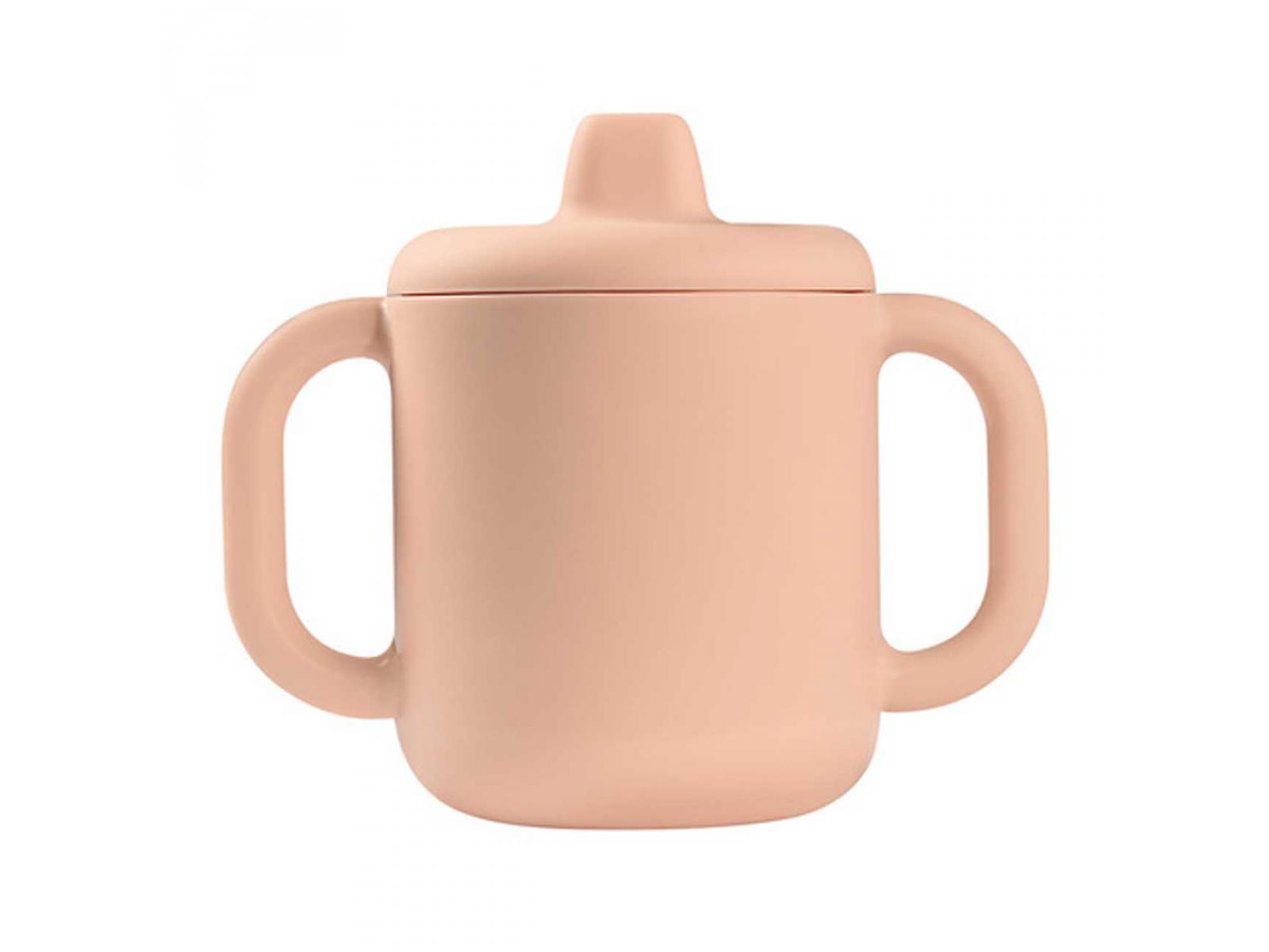 TAZA DE APRENDIZAJE SILICONA ROSA
