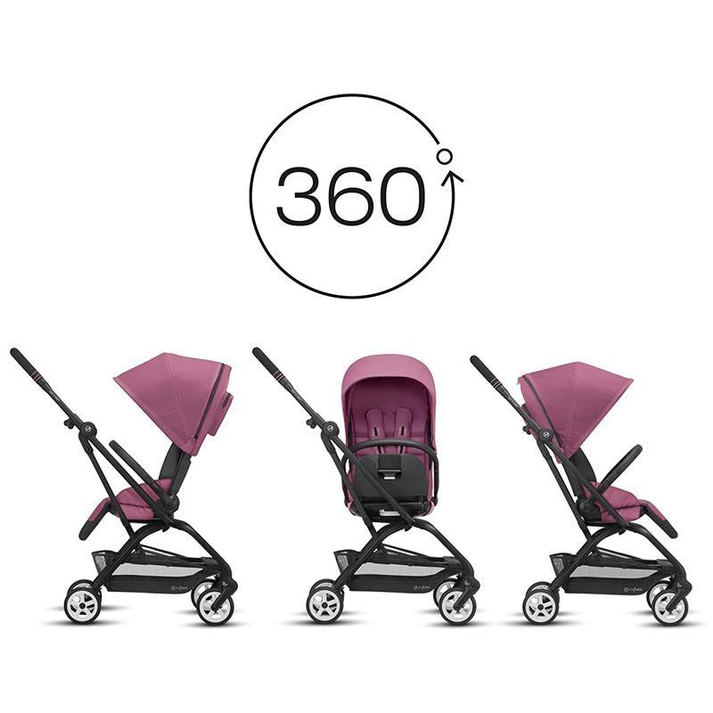 CYBEX EEZY S TWIST 2 BLACK MAGNOLIA PINK