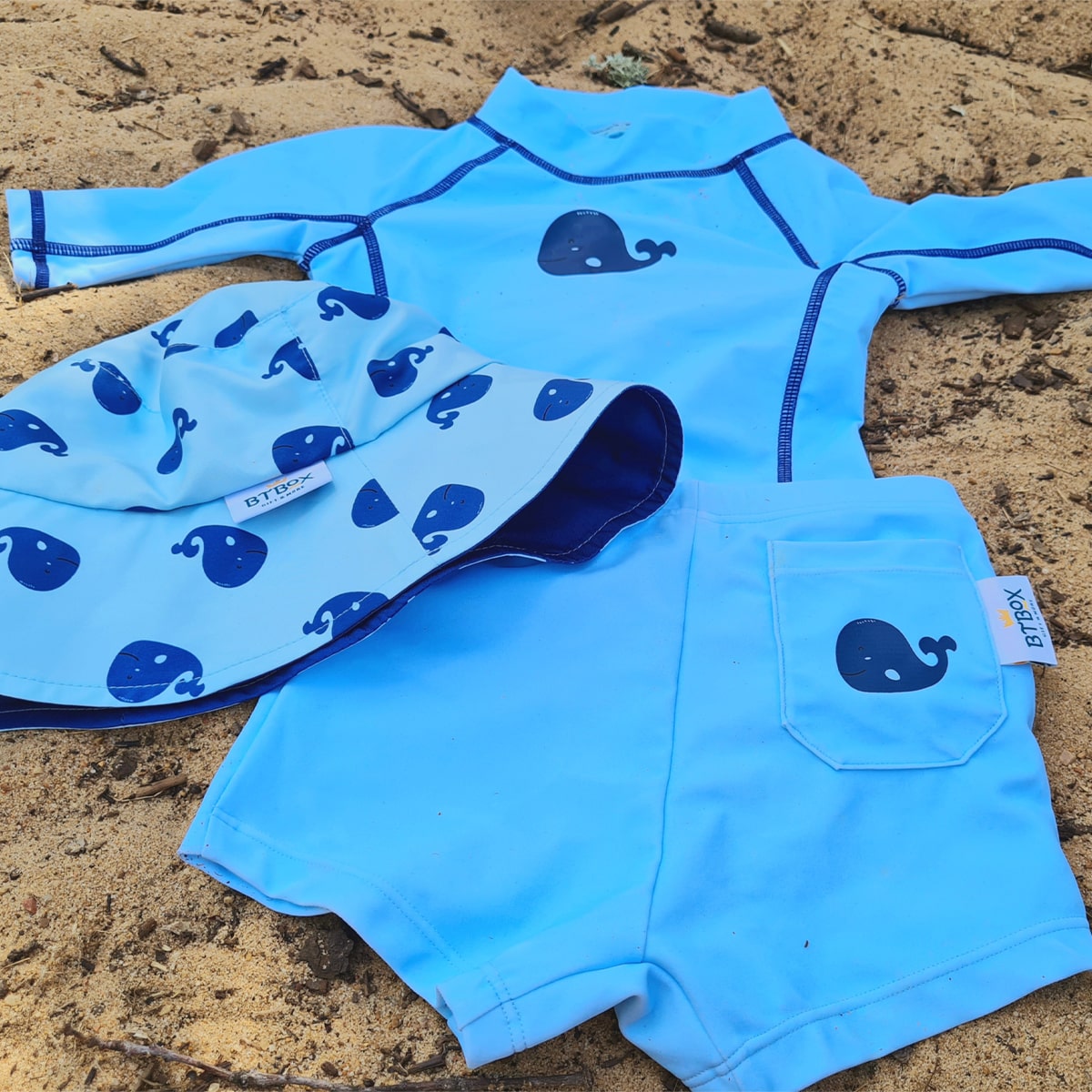 BOXER BTBOX UPF 50+ BALLENAS 2-3 AÑOS