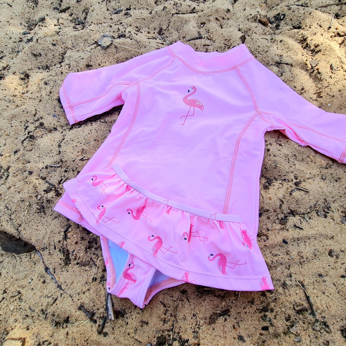 BRAGA BIKINI BTBOX UPF 50+ FLAMINGOS 2-3 AÑOS