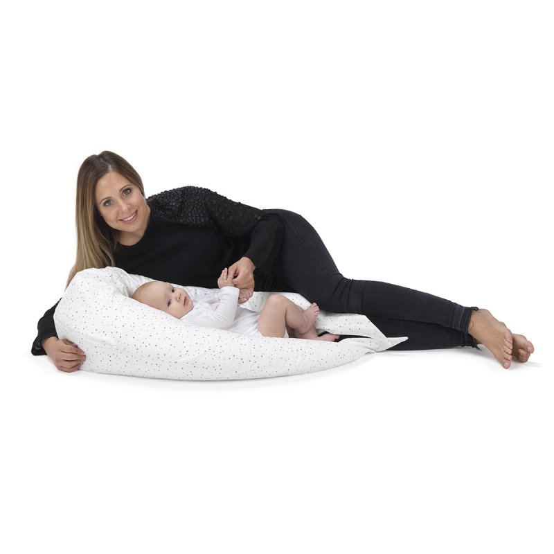 ALMOHADA DE LACTANCIA LUNA VICHY10 CELESTE