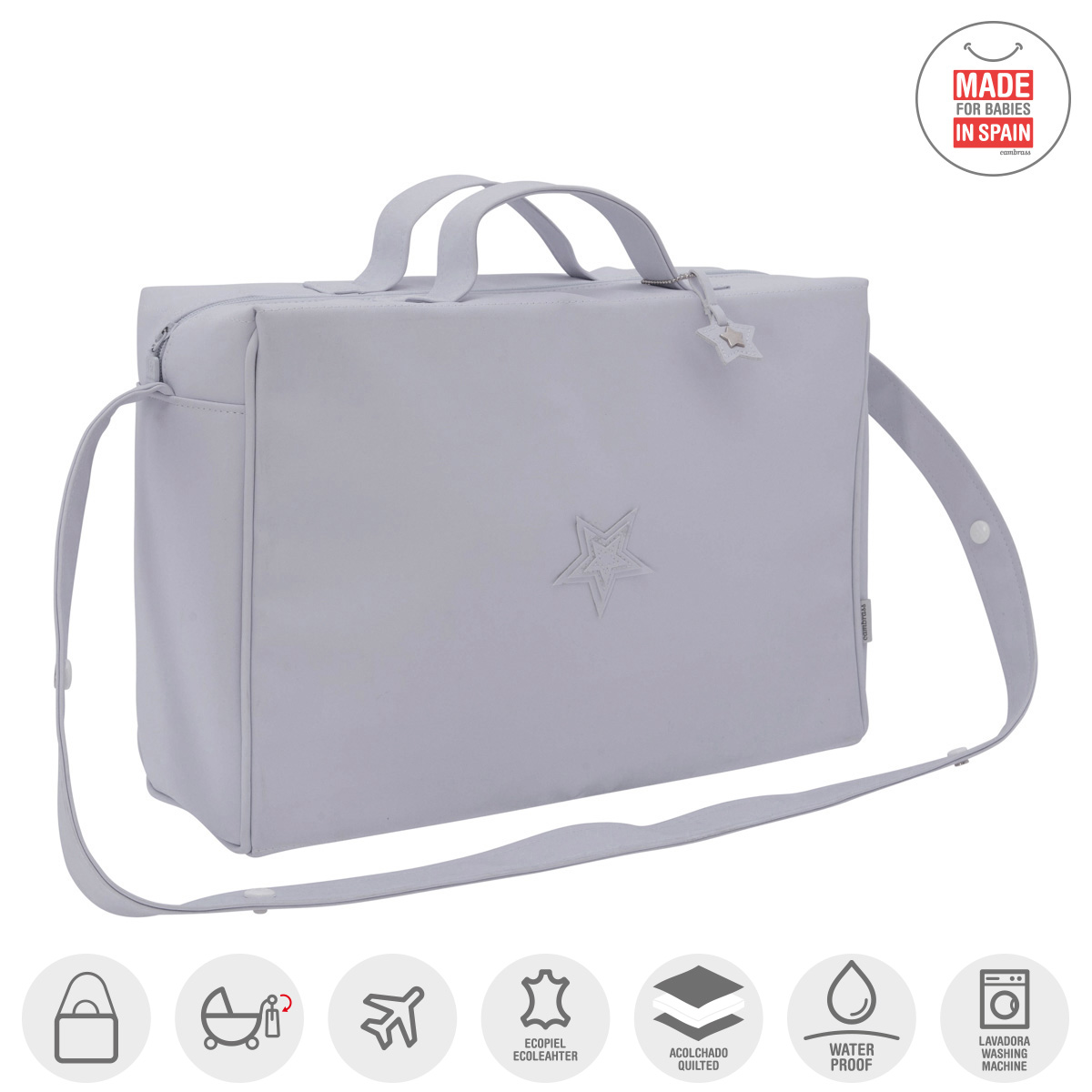 BOLSO MATERNAL TABELA MATE CELESTE