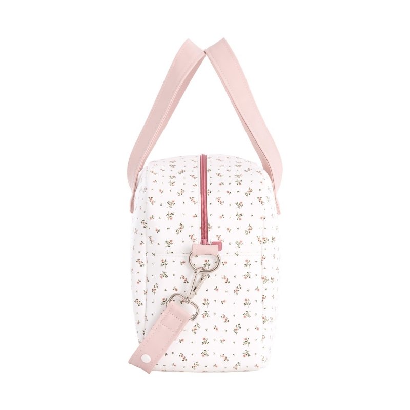 BOLSO MATERNAL PROME AURA BEIGE/FLORES