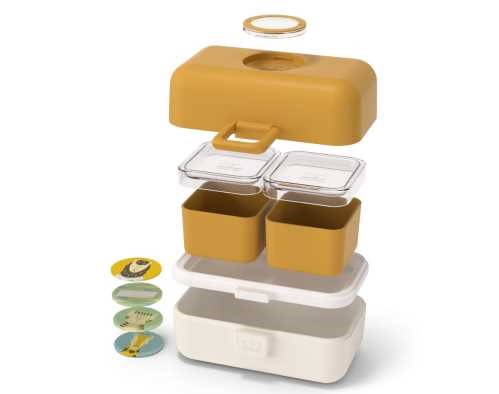 CAJA MONBENTO TRESOR SAFARI MOSTAZA