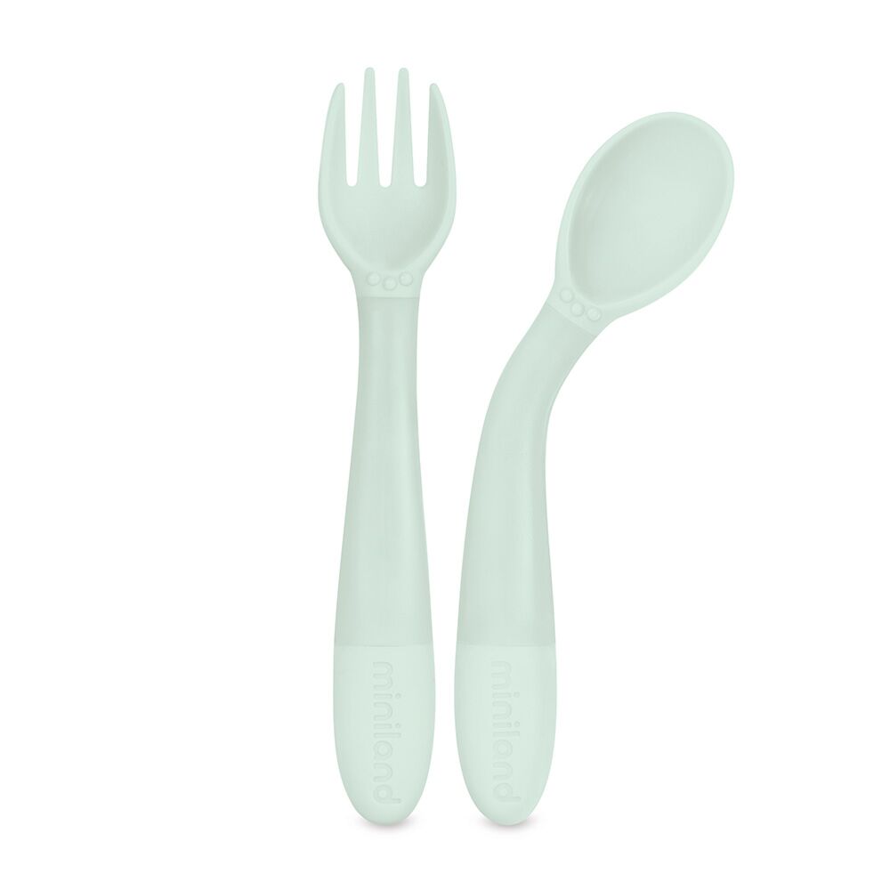 SET DE CUCHARA Y TENEDOR FLEXIBLES DOLCE MINT