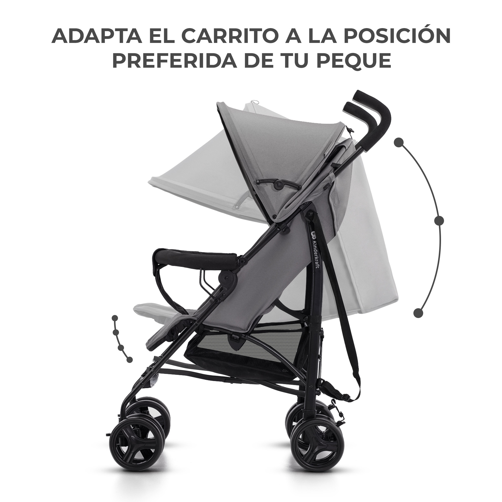 SILLA DE PASEO TIK STONE GREY