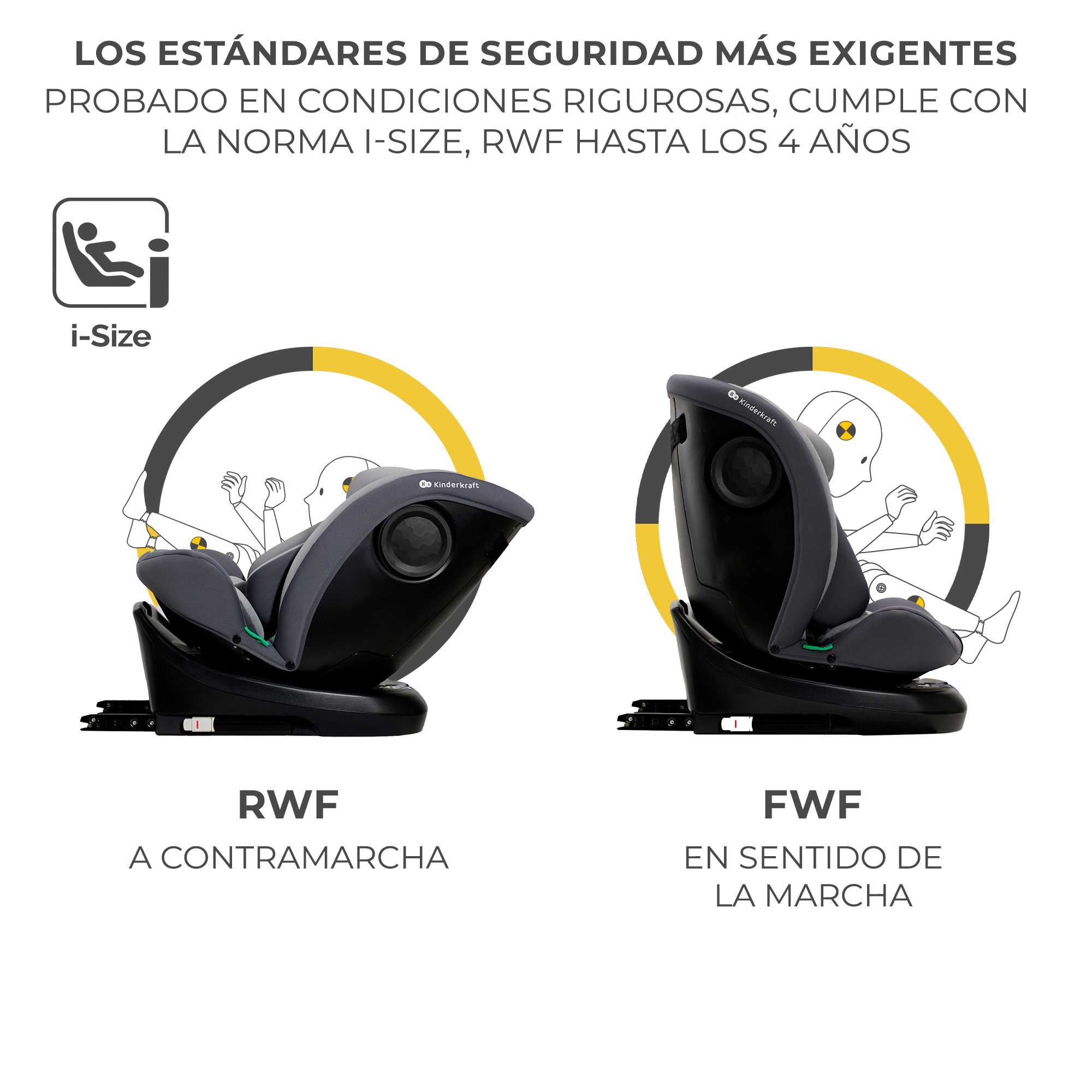 AUTOSILLA I-GROW Gris