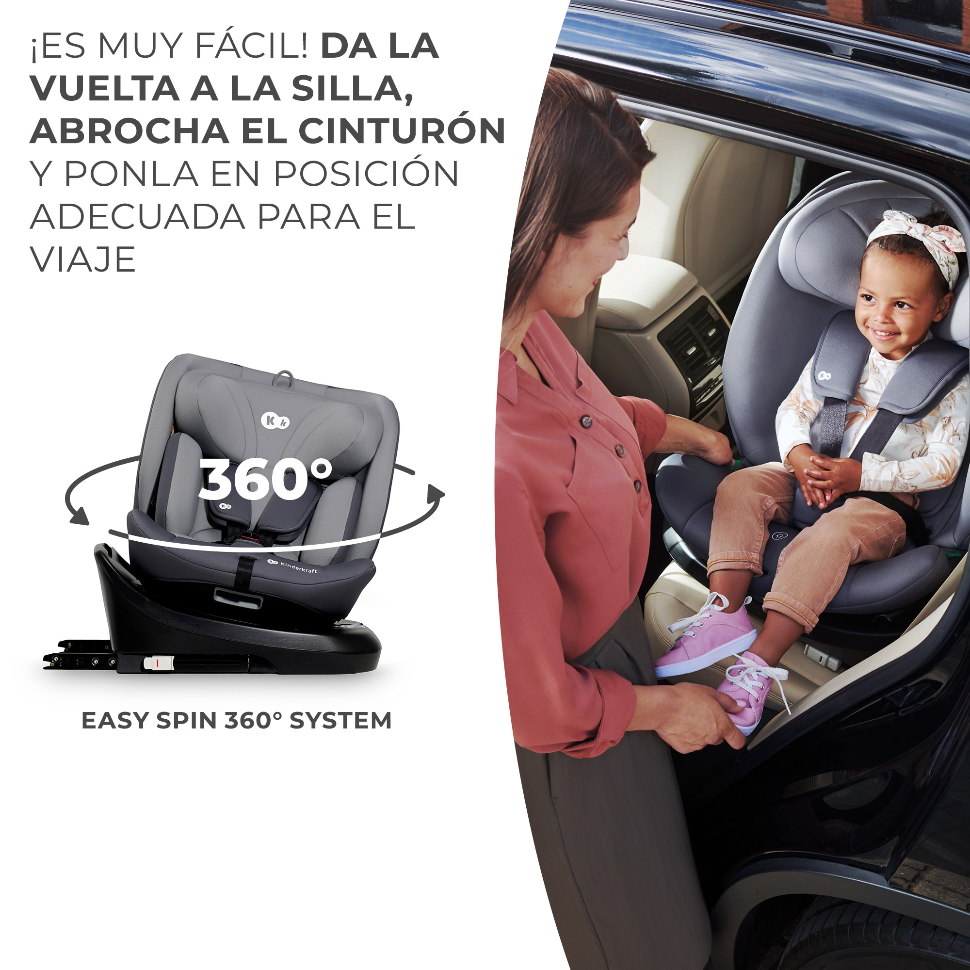 AUTOSILLA I-GROW Gris