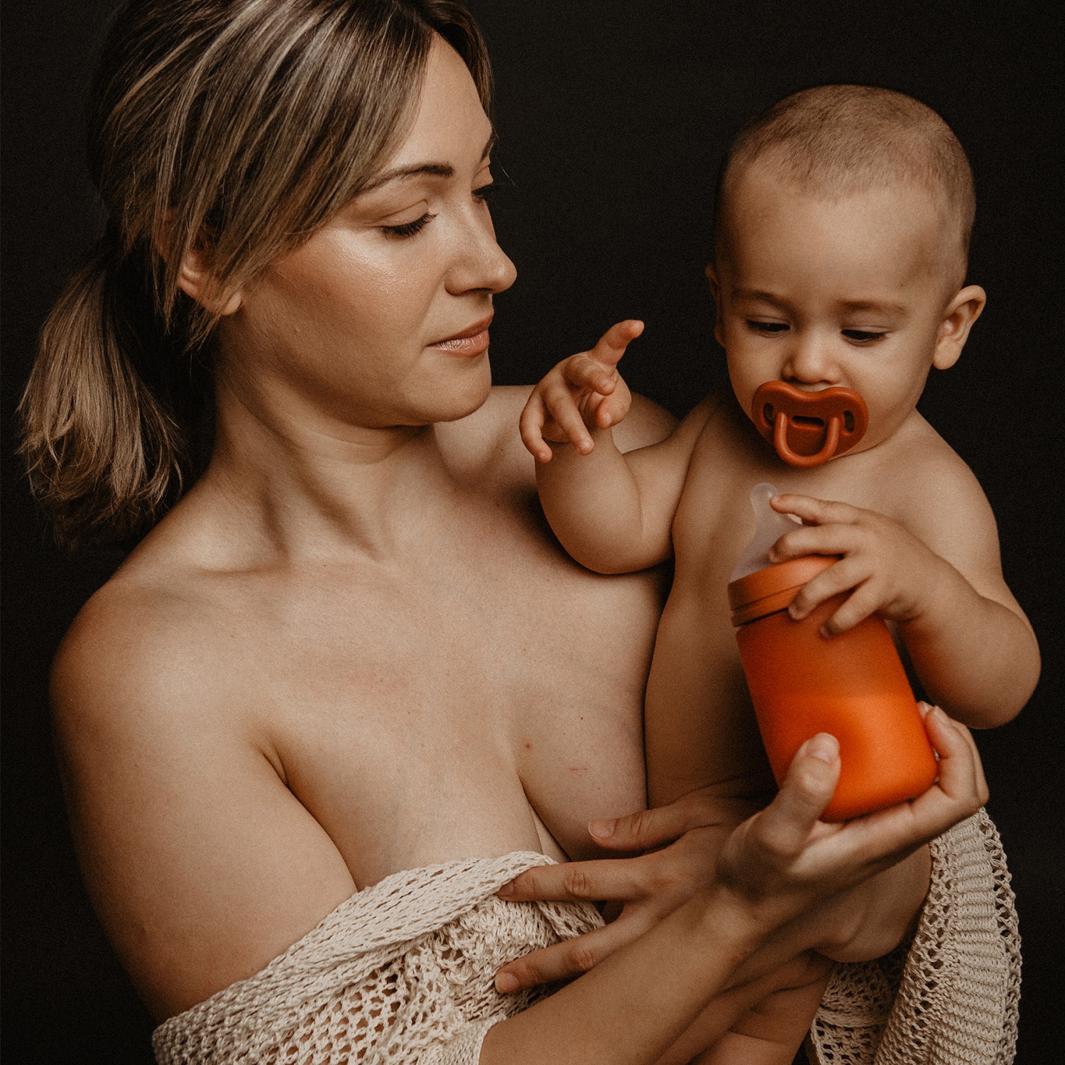 BIBERON SILICONA 240ML FISIOLOGICA SX PRO FM MOSTAZA I3