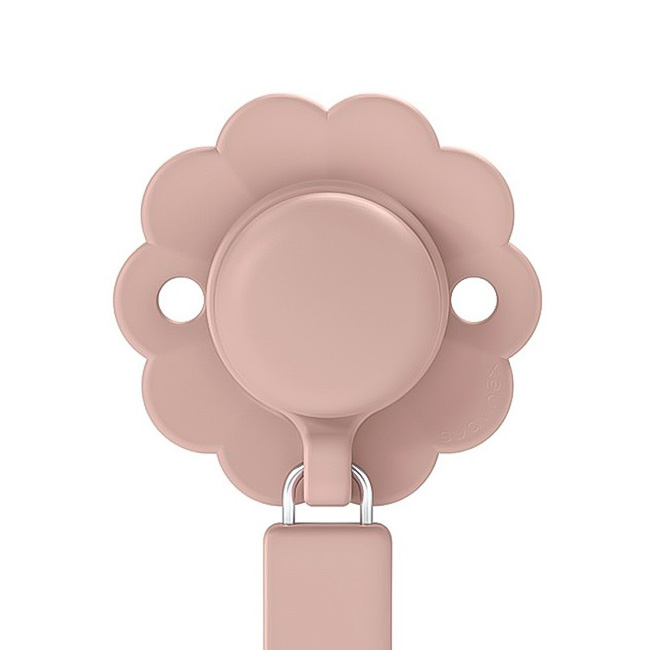 CADENA DE CHUPETE C/BROCHE SILICONA WONDER INTENSE COLOR PALE MAUVE