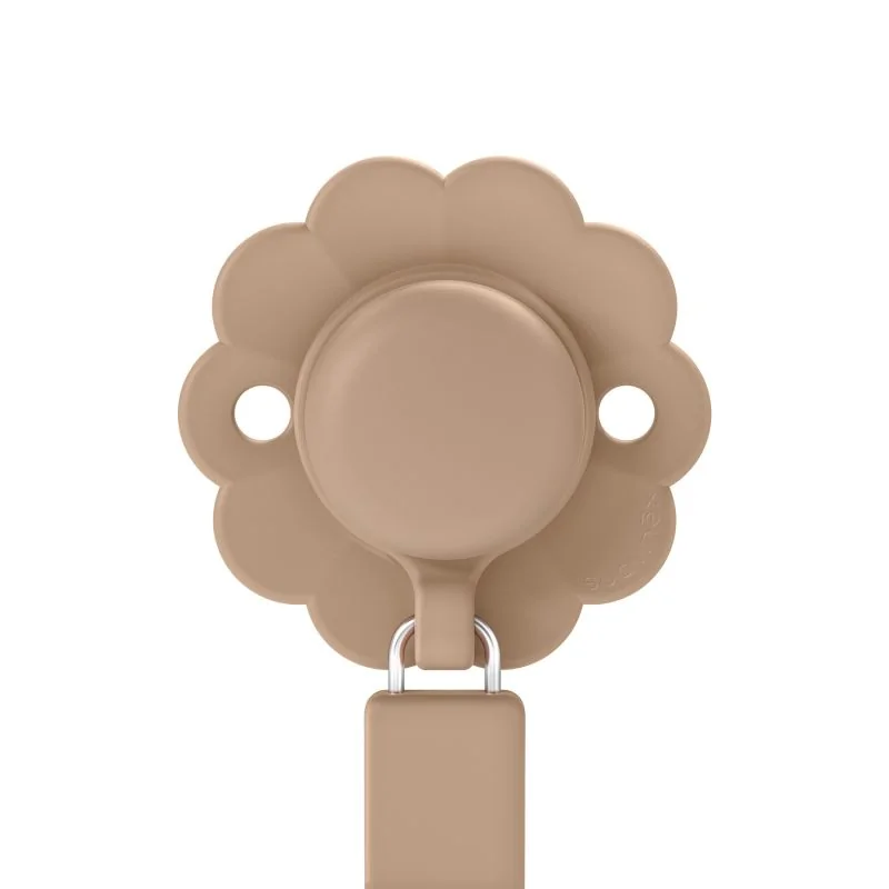 CADENA DE CHUPETE C/BROCHE SILICONA WONDER SOFT COLOR CORK