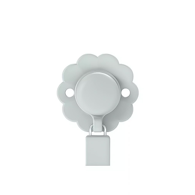 CADENA DE CHUPETE C/BROCHE SILICONA WONDER SOFT COLOR ILLUSION BLUE