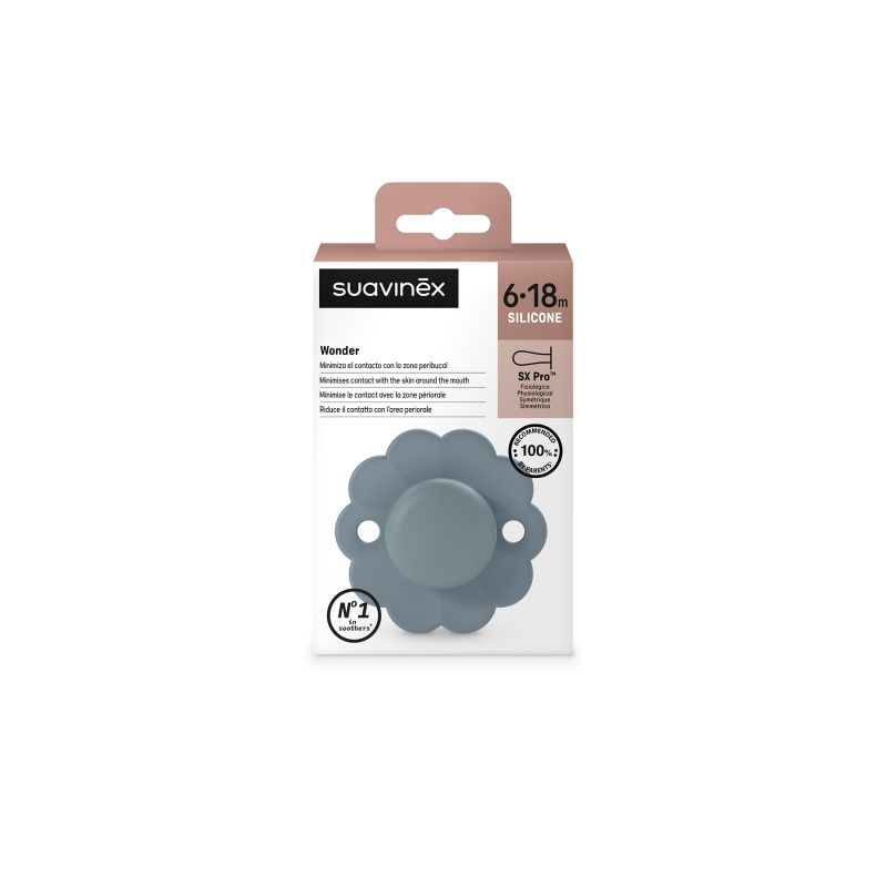 CHUPETE WONDER SX PRO SILICONA 6-18M Intense  Colors SPRING LAKE