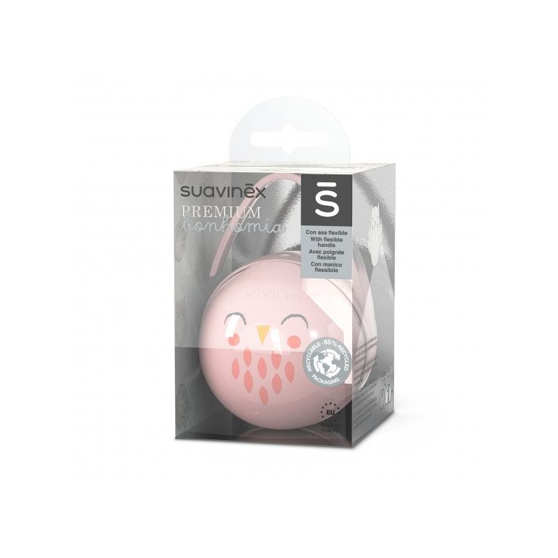 PORTACHUPETES DUO PREMIUM OWL ROSA I3