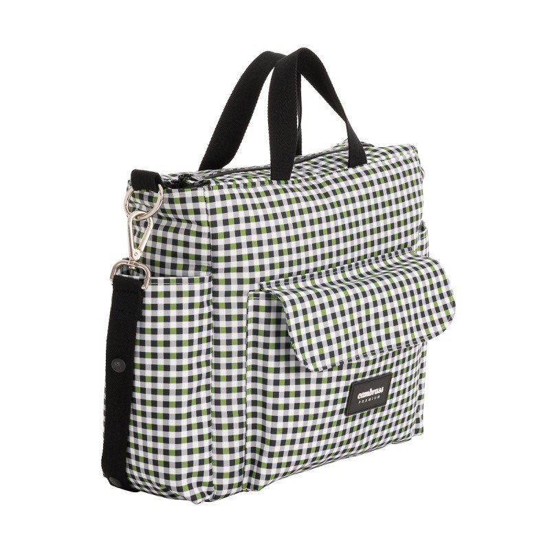 BOLSO MATERNAL PACK NEW VICHY KAKI