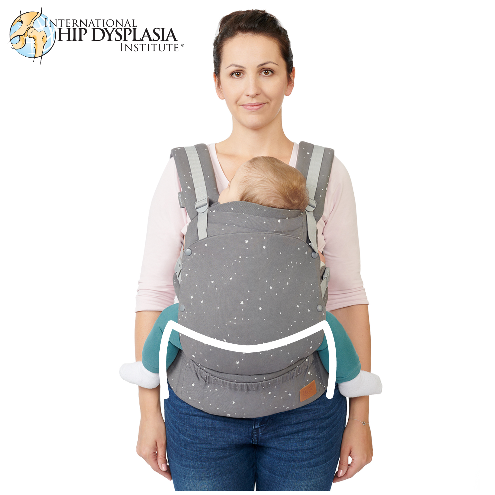 MOCHILA DE PORTE HUGGY GREY STARS