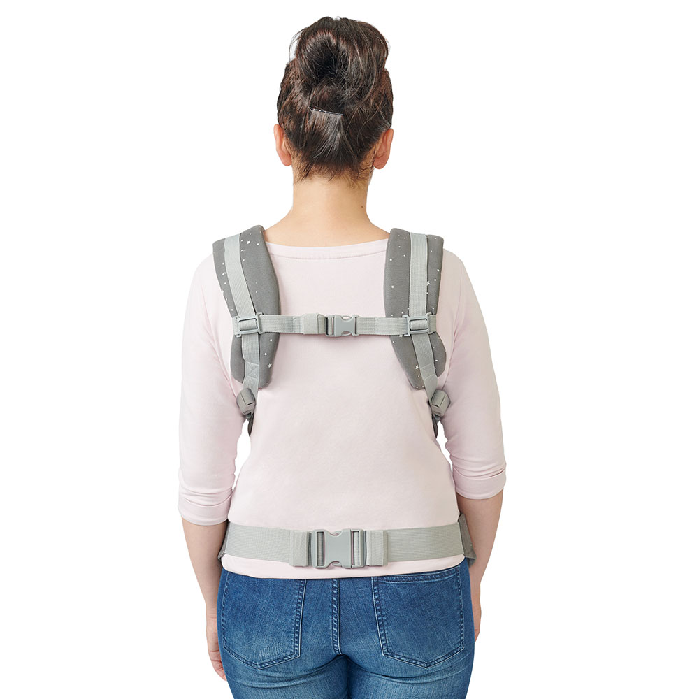 MOCHILA DE PORTE HUGGY GREY STARS