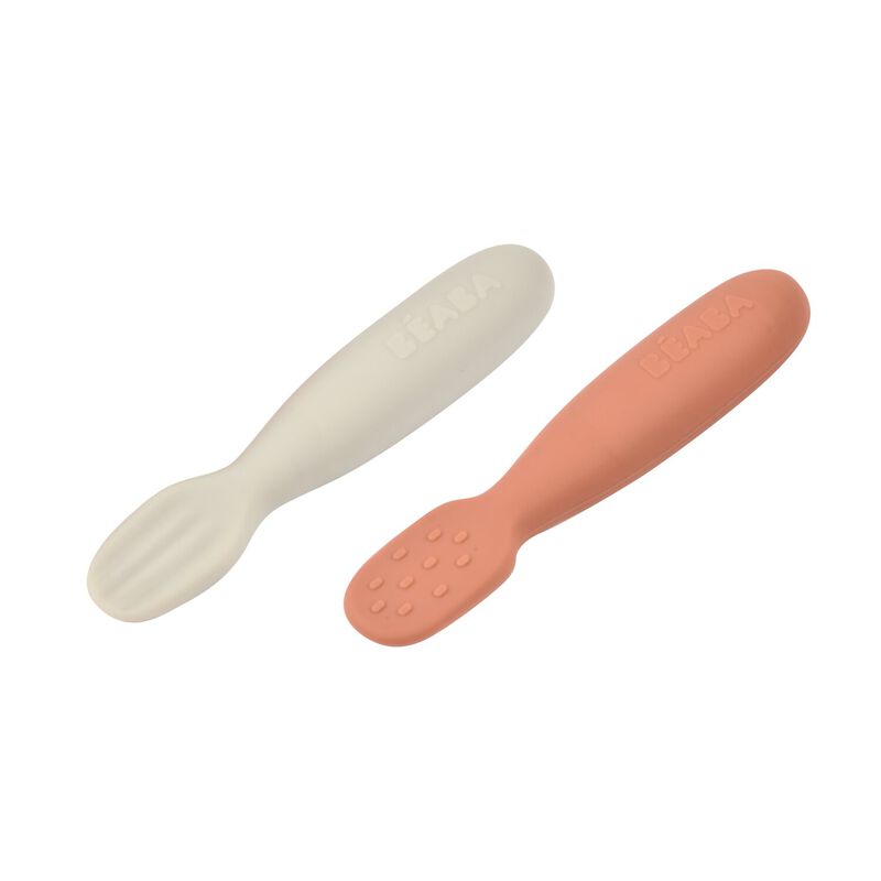 PRECUCHARAS SILICONA 2 UNDS TERRACOTA/GRIS