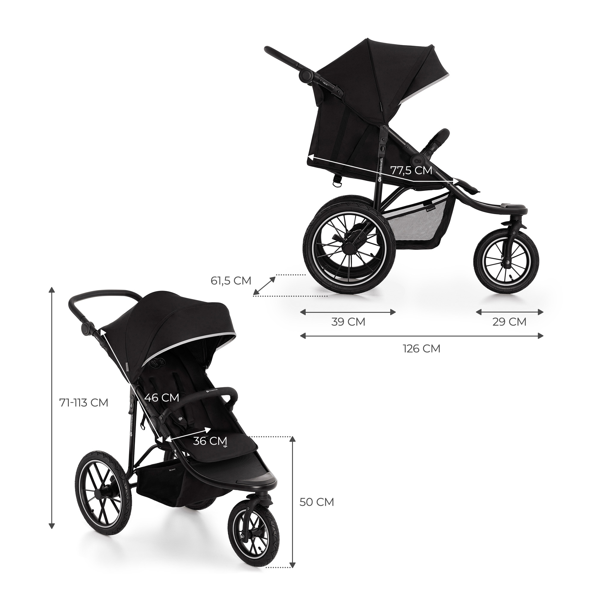 SILLA 3WD HELSI 2 BLACK