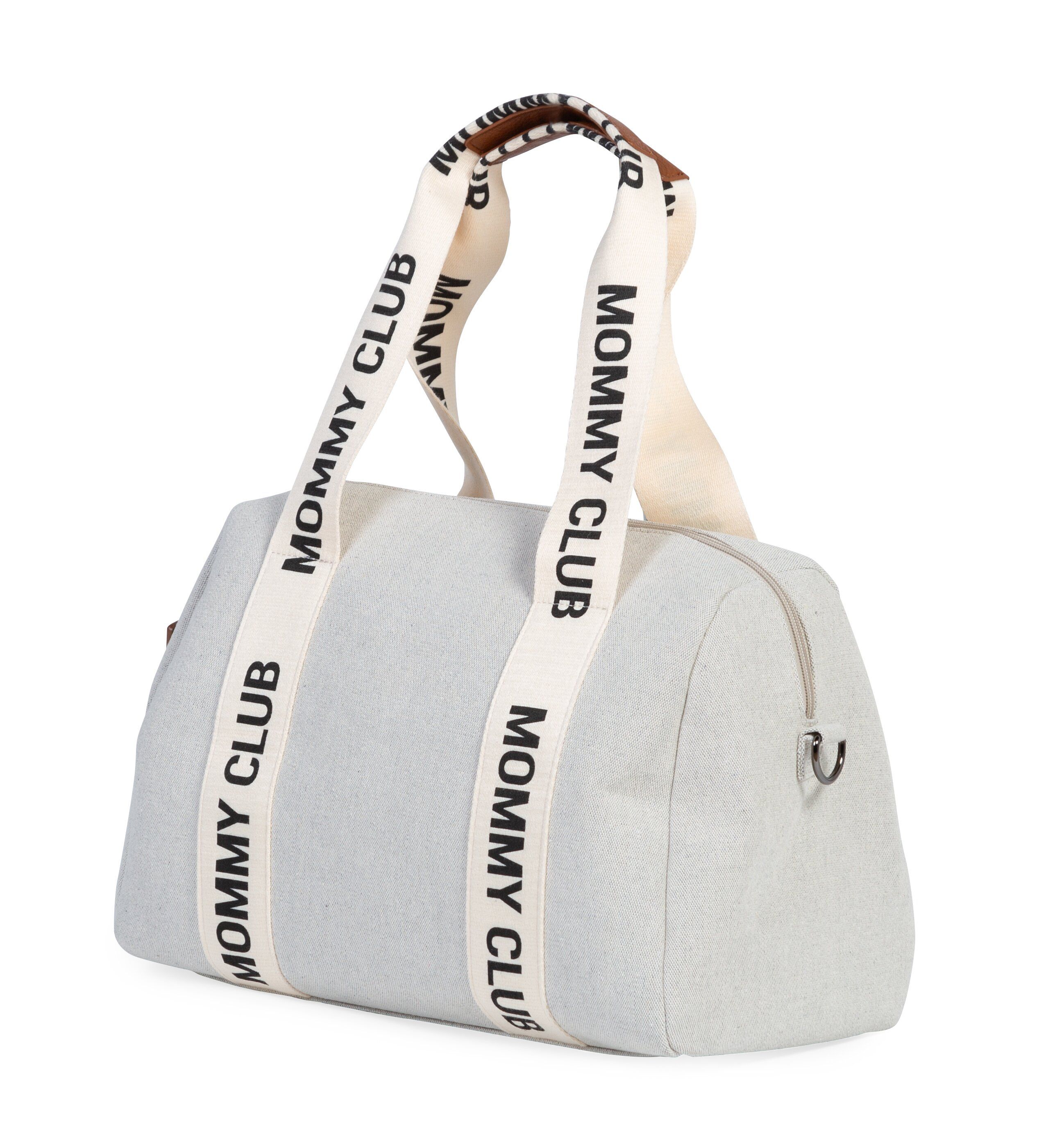 BOLSO MOMMY CLUB SIGNATURE CANVAS BLANCO ROTO