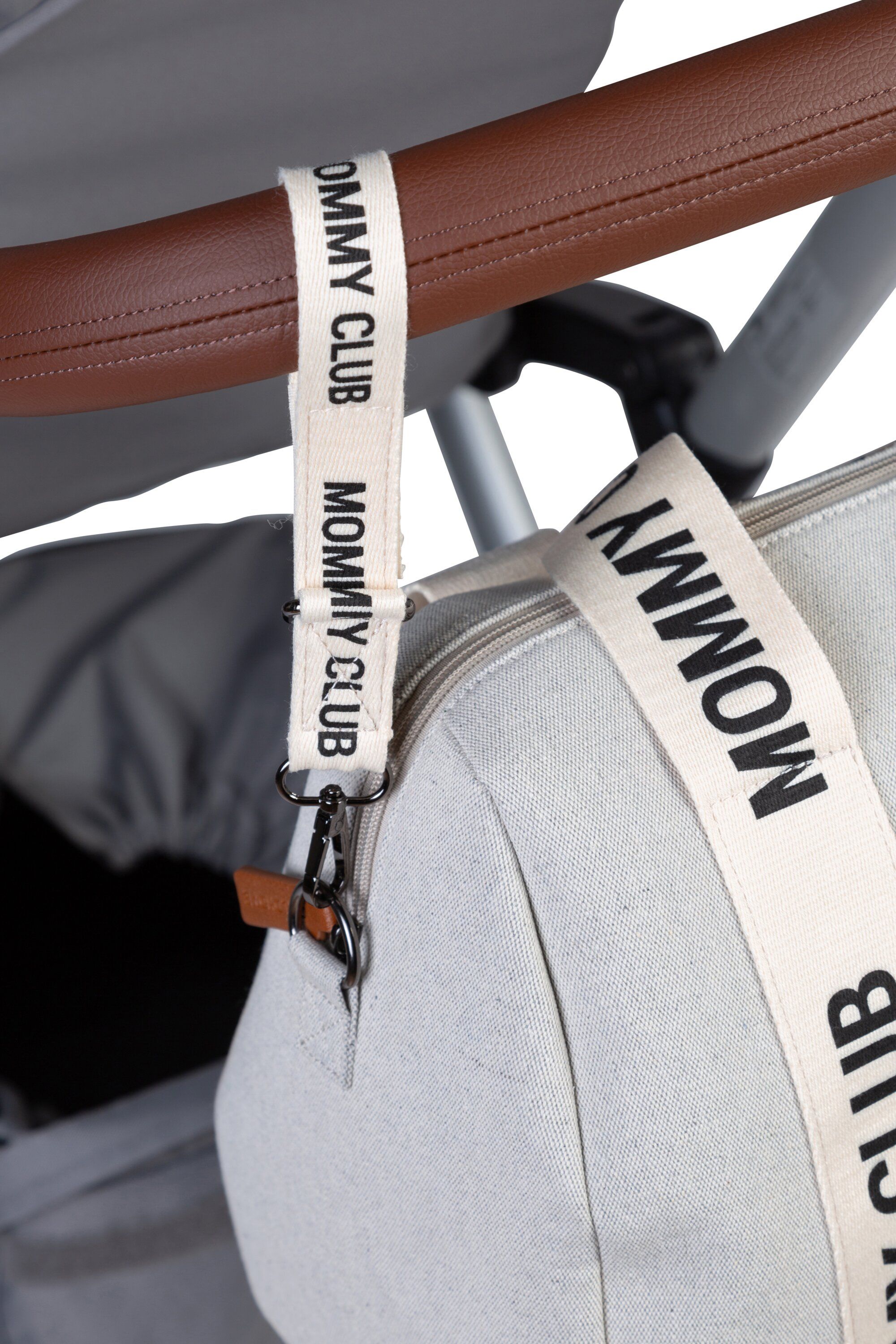 BOLSO MOMMY CLUB SIGNATURE CANVAS BLANCO ROTO