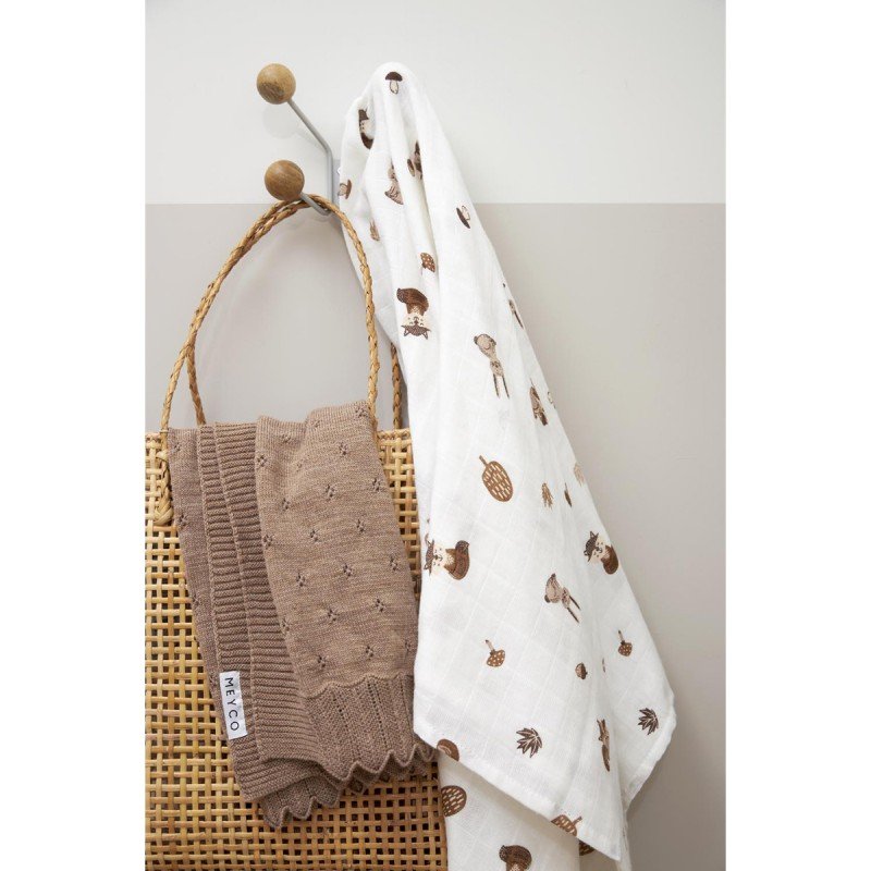MUSELINA GRANDE PACK 2 UNIDADES - FOREST ANIMAL TOFFEE