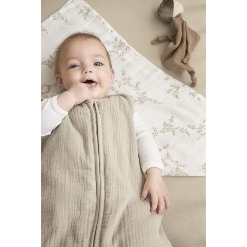 SACO DE DORMIR S/M FORRADO MUSELINA LAVADA TOG 2.0 110CM SAND
