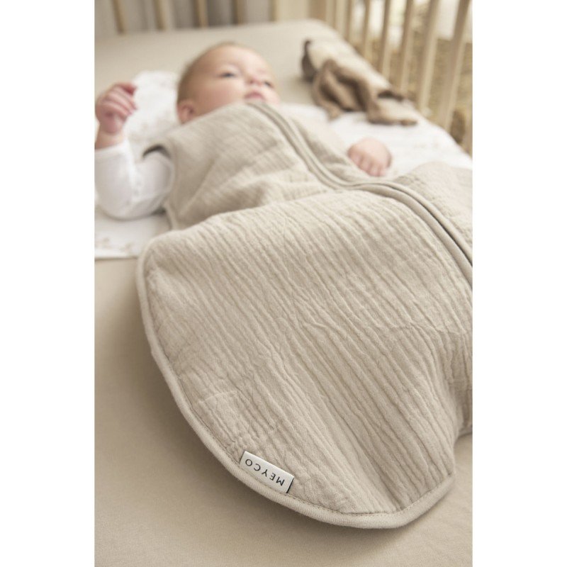 SACO DE DORMIR S/M FORRADO MUSELINA LAVADA TOG 2.0 110CM SAND