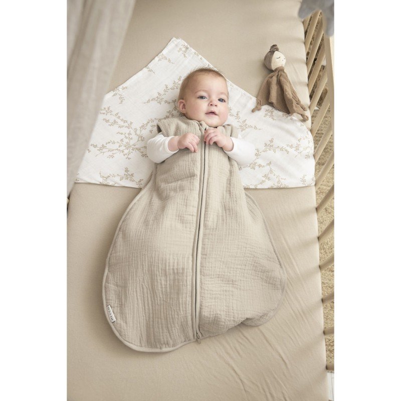 SACO DE DORMIR S/M FORRADO MUSELINA LAVADA TOG 2.0 90CM SAND
