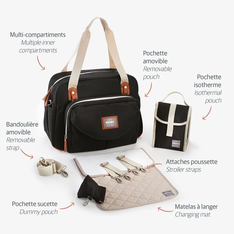 BOLSO GENEVE II SMART COLORS NEGRO