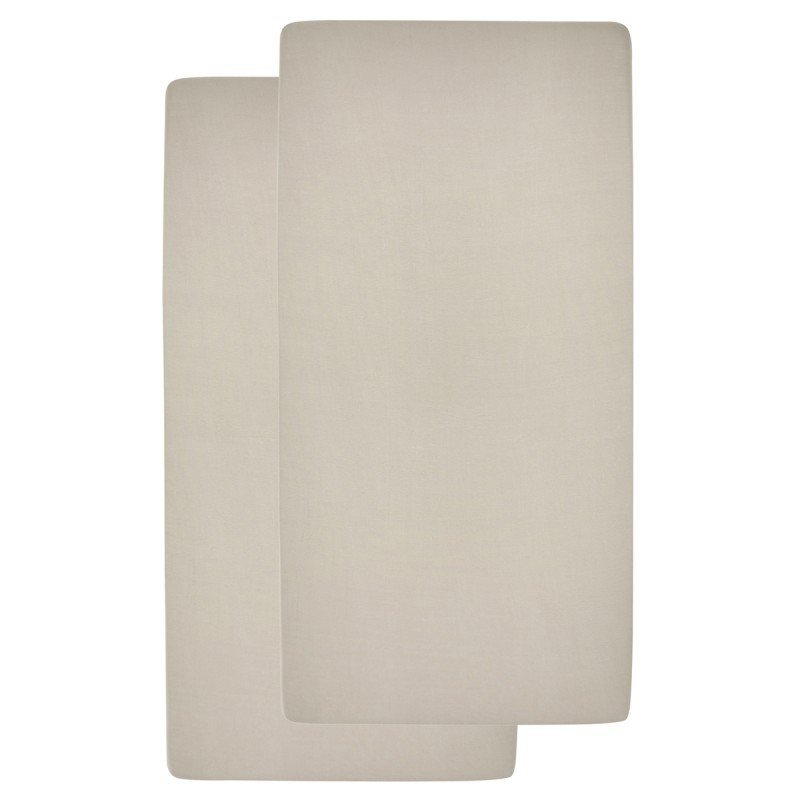 MEYCO SABANA BAJ.AJUS.CUNA 60 - PACK DE 2 - 60x120 CM ME-UNI SAND