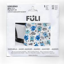 MASCARILLA FULI MONSTER AZUL T.M