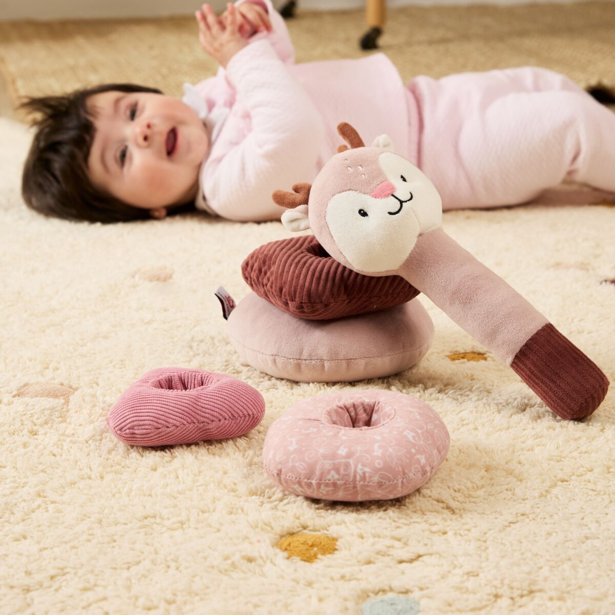 MINILAND SENSORIAL - APILABLE Y SONAJERO CIERVO