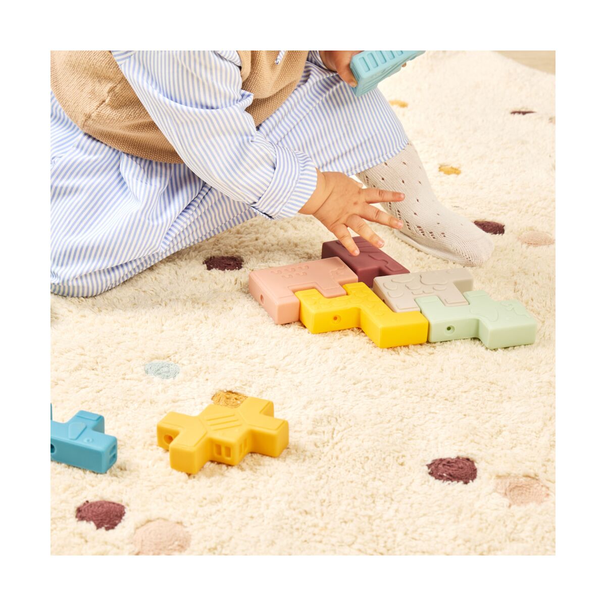 MINILAND SENSORIAL - SOFT ANIMAL BLOCKS