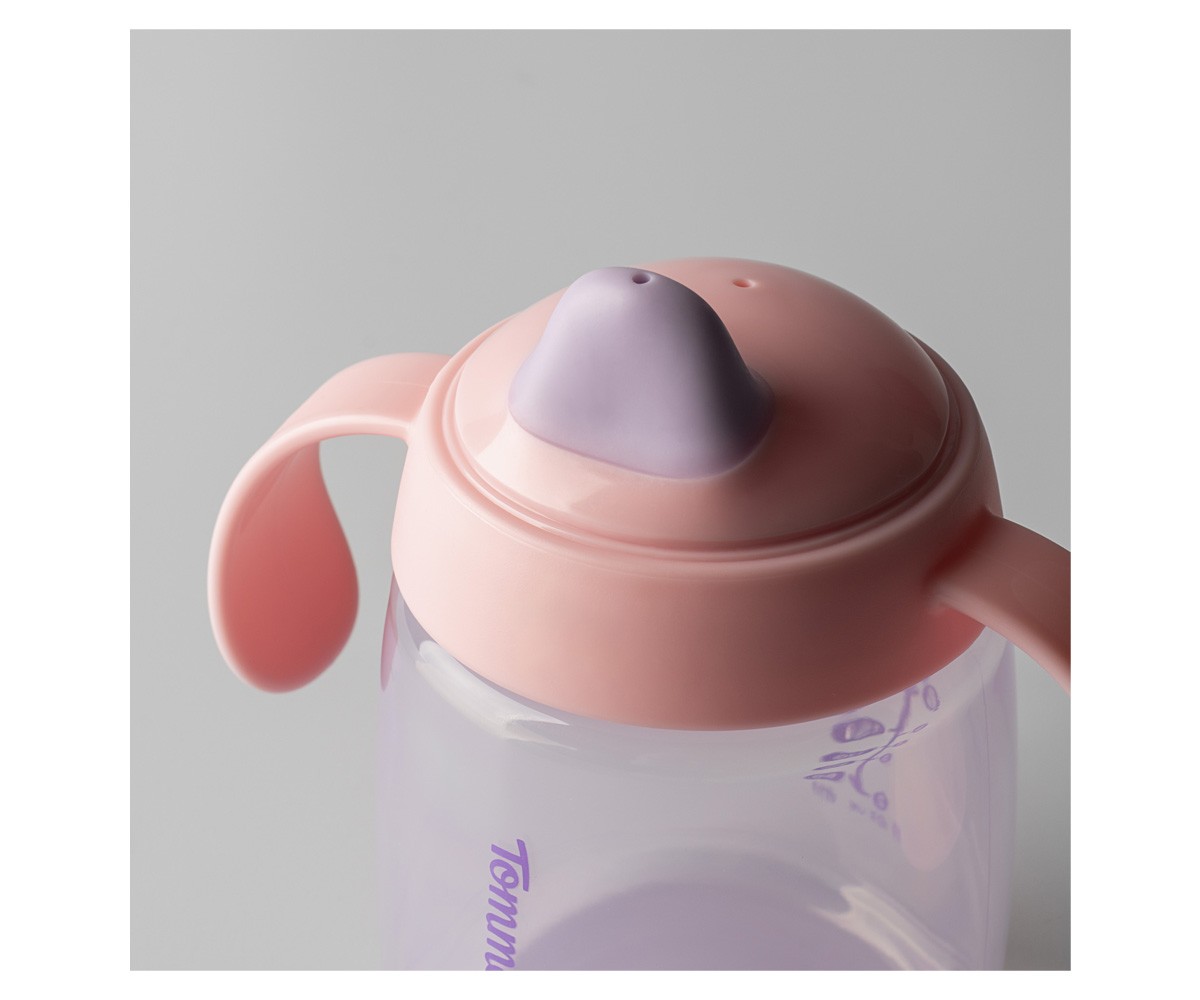 TAZA TRAINER SPOUT 240ML ROSA