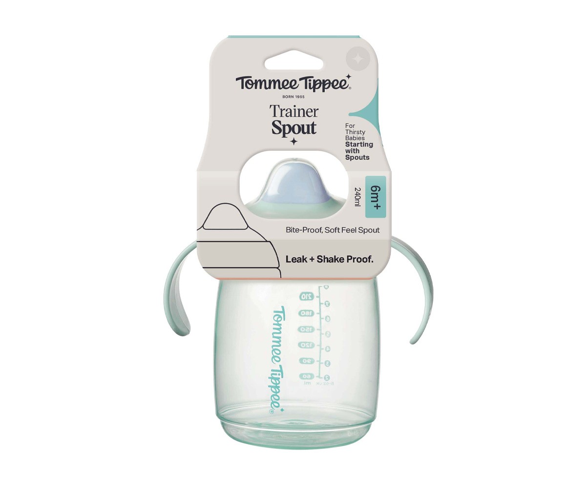 TAZA TRAINER SPOUT 240ML AZUL