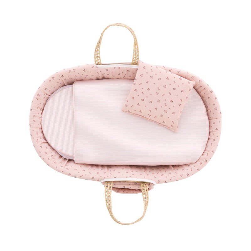 CAPAZO ACOLCHADO BEBE MIO CUCO OLIMPIA FLORES/RAYAS+PATAS BALANCIN