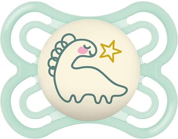 CHUPETE SILICONA PERFECT NIGHT 0M+ AZUL (2 ud)