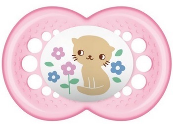 MAM CHUPETE ORIGINAL 6M+ SILIC 2UN ROSA
