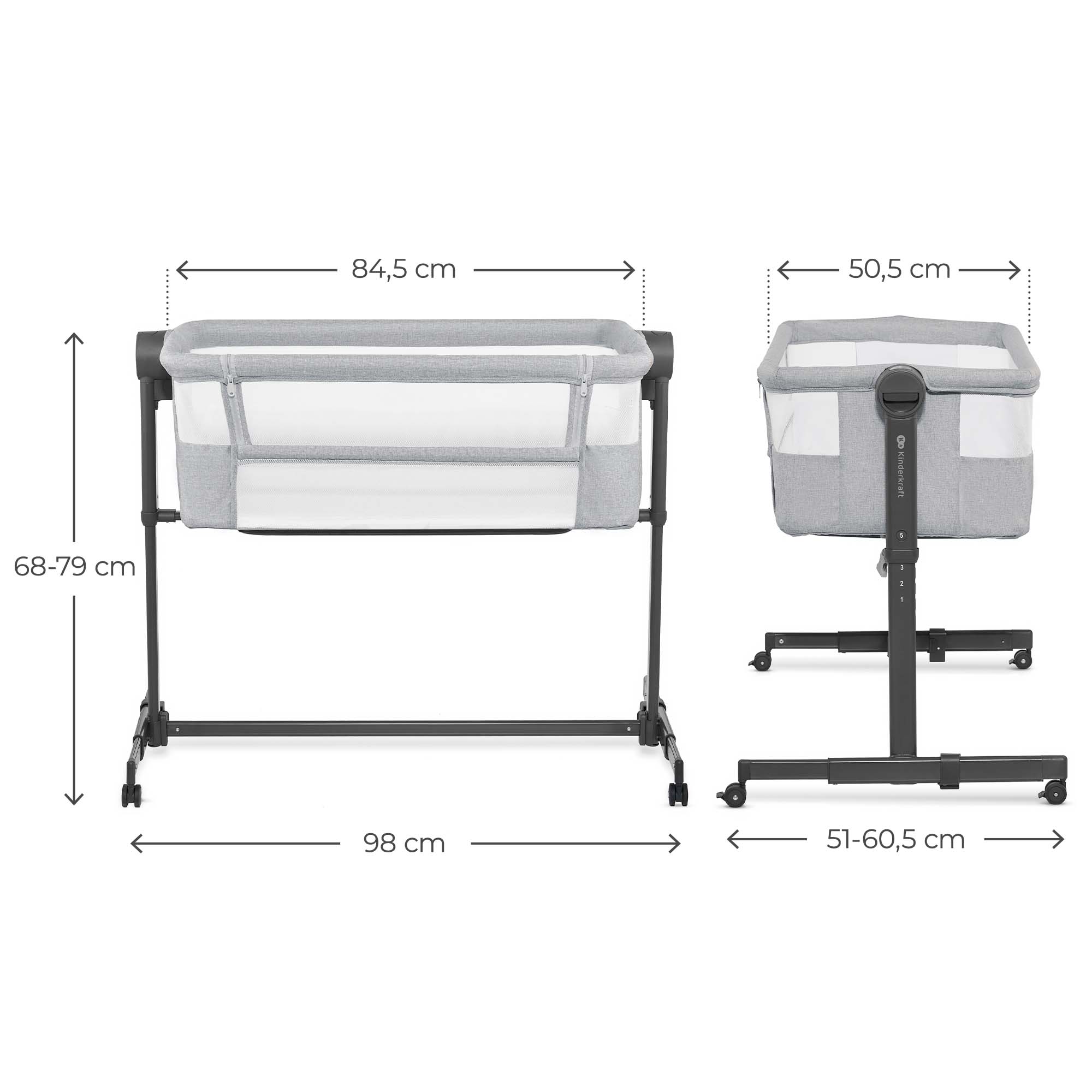 MINICUNA COLECHO NESTE GROW 2 - DARK GREY