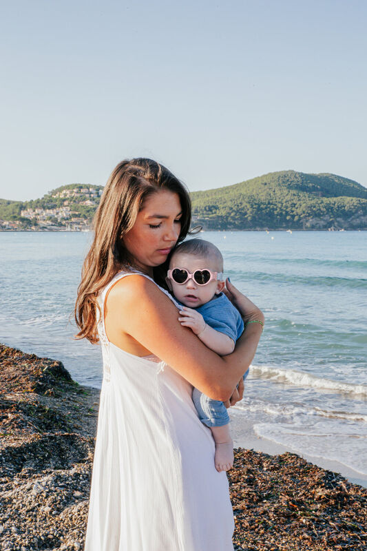 GAFAS DE SOL BABY 0-9M COEUR OCRE