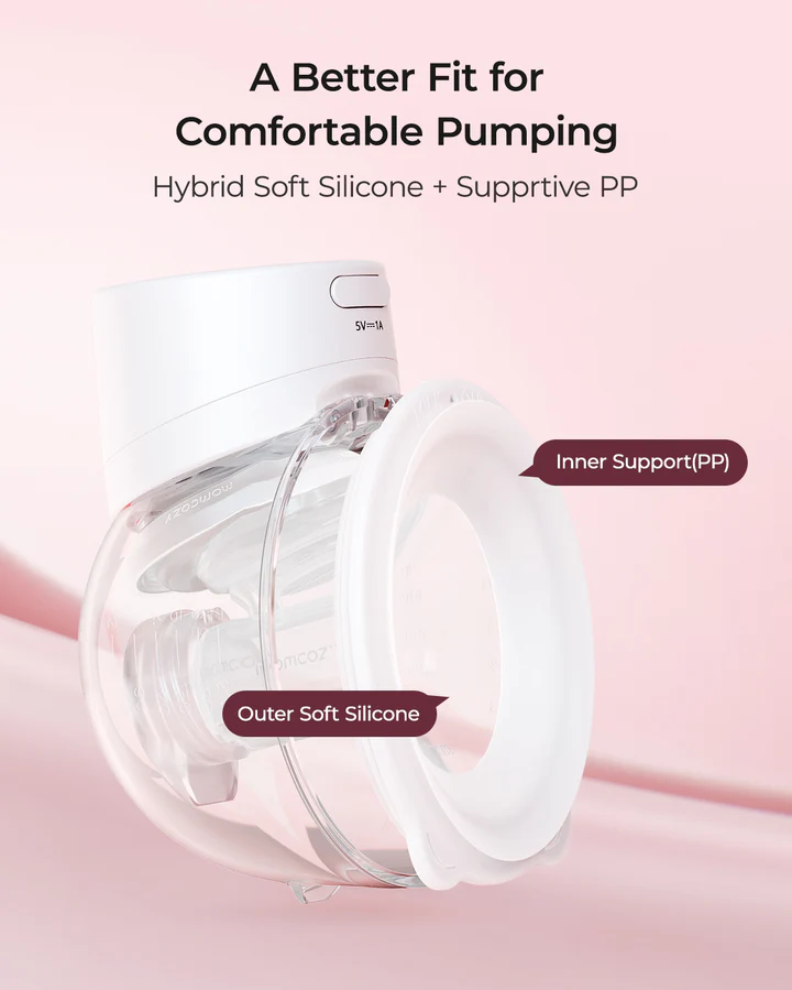 MOMCOZY SACALECHES DOBLE PORTATIL S12 PRO UNICO BLANCO